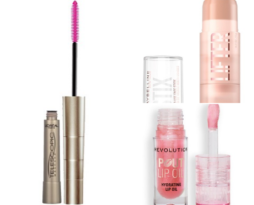 Target: face products cover photo collage