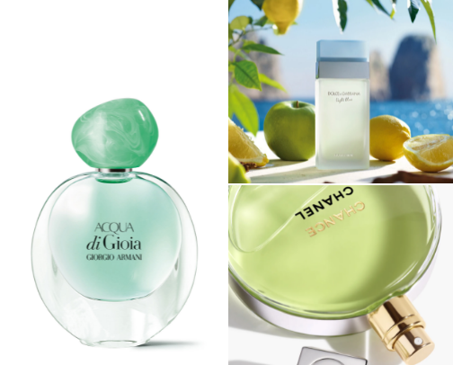 Perfume gems 💫 cover photo collage