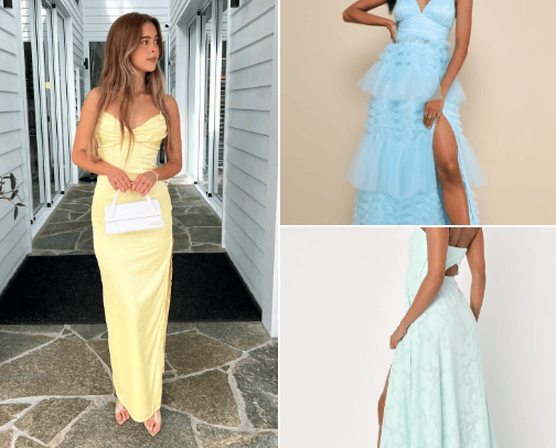 PROM + FORMAL DRESS INSPO cover photo collage