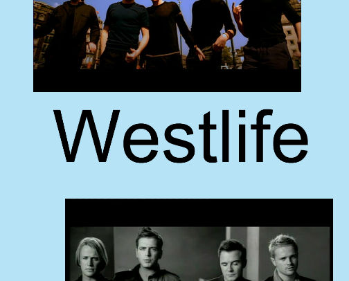 Westlife cover photo collage