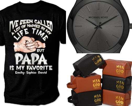 Fathers Day Gift Ideas cover photo collage
