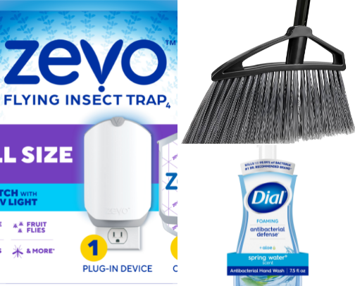 Cleaning supplies cover photo collage