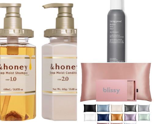 Hair care must have recs cover photo collage