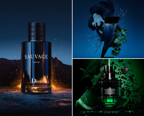 Ultra energizing scent for the modern man! ⚡💥 cover photo collage