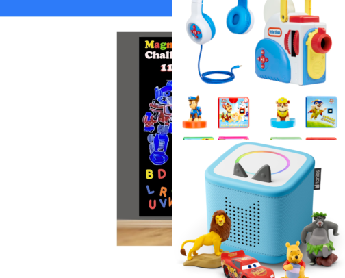 Favorite toddler toys cover photo collage