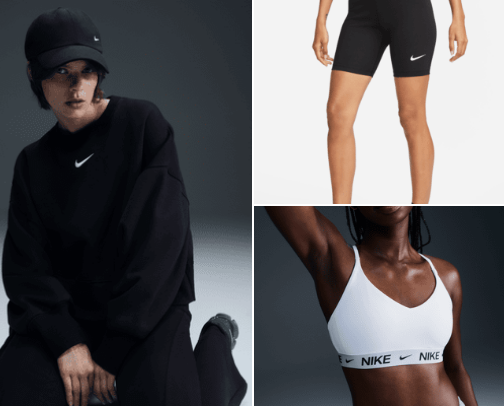 Sport clothes for girls 💪🏼👟 cover photo collage