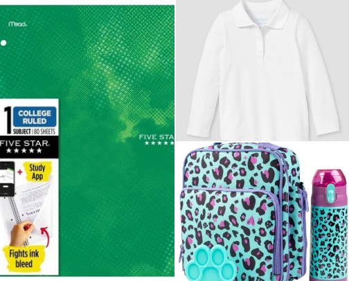 What I Would Get for Back to School: Supplies, Uniforms, Extras - Thoughtful Choices for Long Term Use cover photo collage