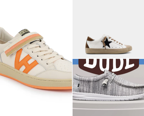 Favorite sneaker brands cover photo collage