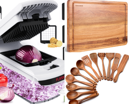 Everything you need in your kitchen, on a budget cover photo collage