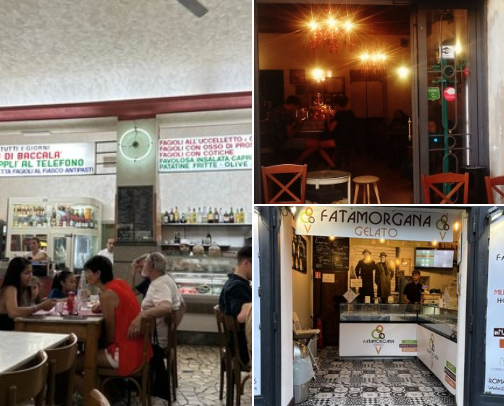 First time in Rome, Italy (Trastevere & Florence)! cover photo collage