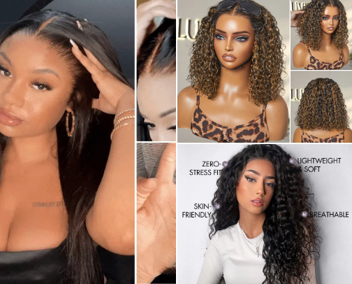 Install Some Wigs & Look Like a NewBorn Baby🐥 cover photo collage