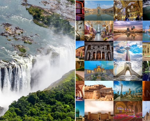 Beautiful places to visit in Africa cover photo collage