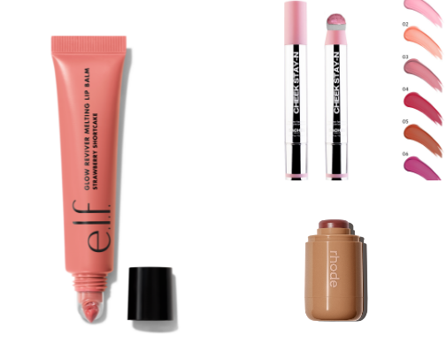 trendy makeup favs! cover photo collage