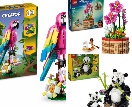 Girly LEGO sets under $50! cover photo collage