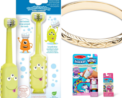 Toddler Stocking Stuffers cover photo collage