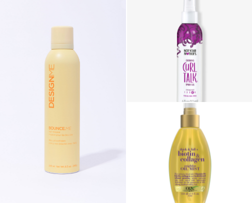 curly/wavy hair products 💇‍♀️🎀 cover photo collage