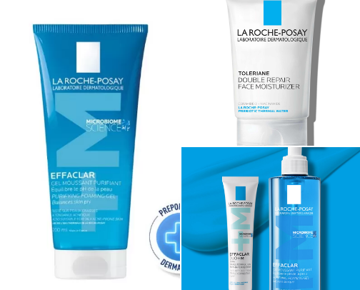 La Roshe Posay cover photo collage