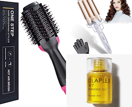 Hair must haves cover photo collage