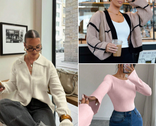 Pretty Autumn/Winter Tops cover photo collage