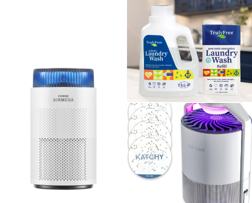 A Toxic-Free Home cover photo collage
