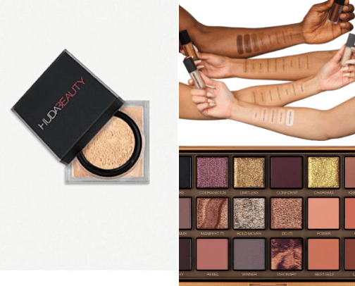 Make up by Huda Beauty cover photo collage