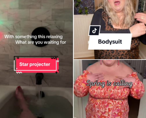 Plus size fashion finds Tok Tok shop cover photo collage