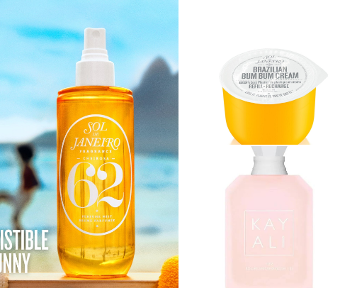 perfume & lotion cover photo collage