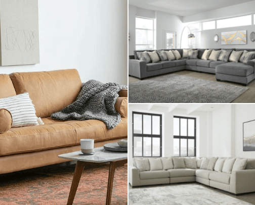 Living Room Furniture cover photo collage