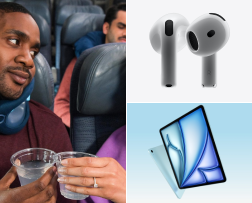 essentials for any flight cover photo collage