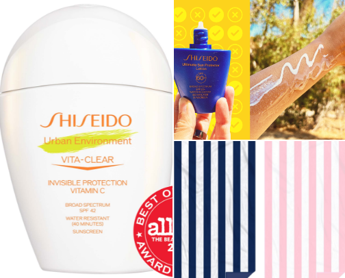Beach girl essentials cover photo collage