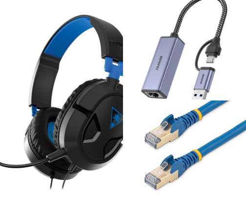 Everything for Creators, Camera, Headphones, Earbuds, CD player, Midi Player, Music,  Apple Accessories, Flashing lights, Fog Machine, and more. cover photo collage