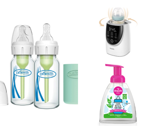 Bottle feeding cover photo collage