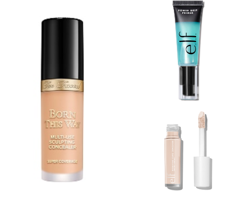 my current makeup routine 𐙚 ‧₊˚ ⋅ cover photo collage
