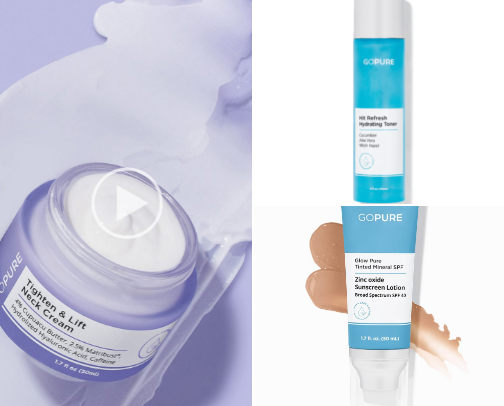 My Favorite Skincare Items cover photo collage
