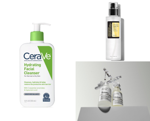 morning skincare routine for that glow cover photo collage