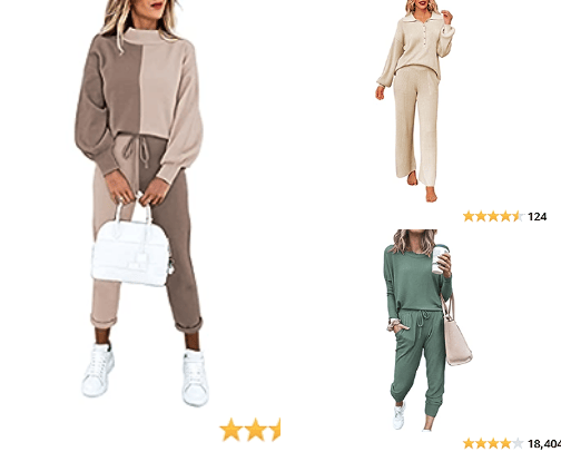 Amazon Two Piece Finds cover photo collage