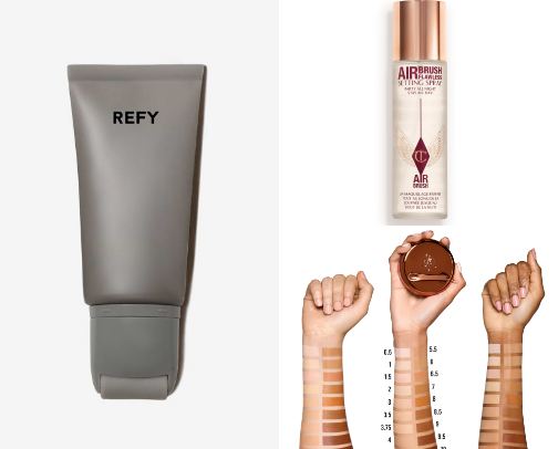 Products that keep your makeup set for 24hrs cover photo collage