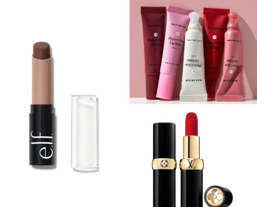 Elf lip balm cover photo collage