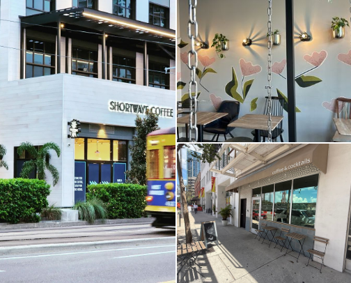 Favorite coffee shops to write at in Tampa Bay cover photo collage