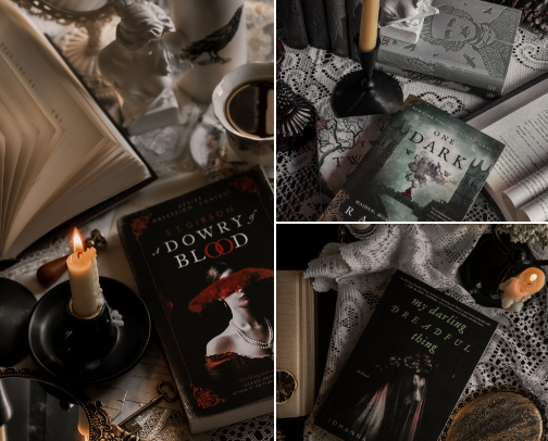 The ULTIMATE Gothic Book Recs List cover photo collage