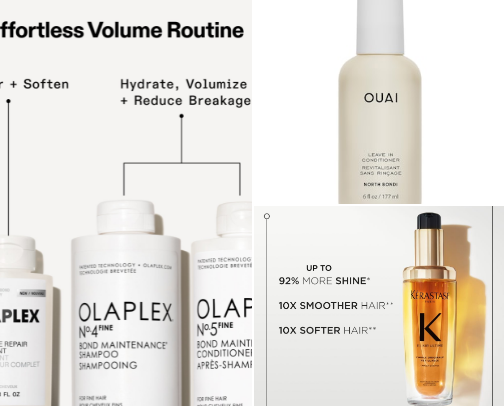 Hair Care Essentials ✨ cover photo collage