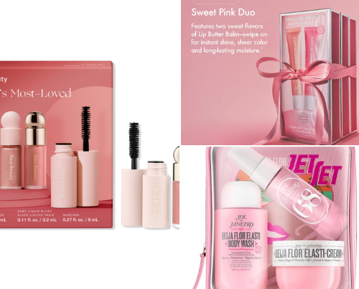 Create the perfect Gift Box for your girlfriends using these makeup value sets! cover photo collage