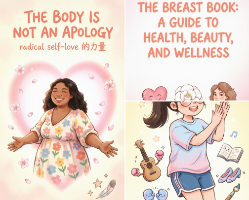 Natural Body Confidence & Safe Wellness Guides cover photo collage