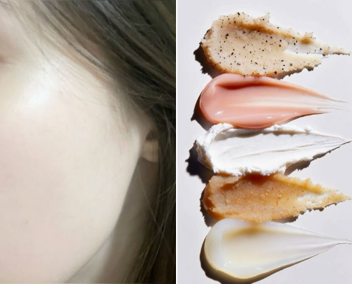 glass skin in 2 weeks 💫 cover photo collage