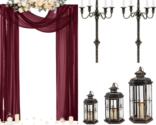 Gothic Wedding Wedding Theme cover photo collage