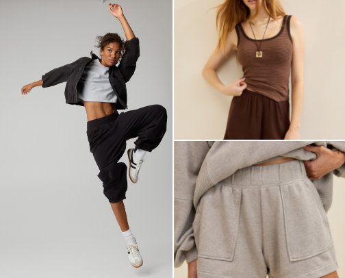 favorite finds at Aerie for pregnant or postpartum cover photo collage