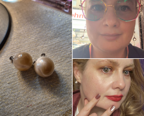 Clip on earrings curation cover photo collage