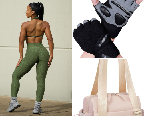 Gym Baddie essentials under $50- For looks, comfort or confidence cover photo collage