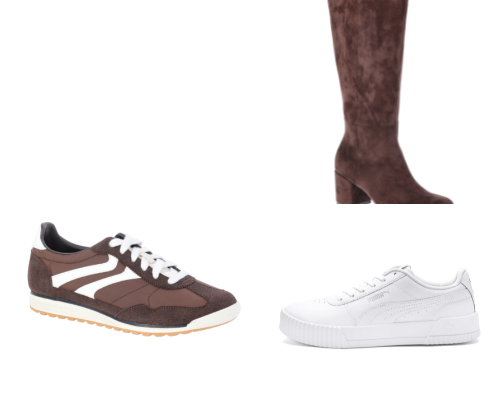 Affordable shoes for fall cover photo collage