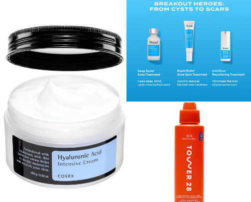 Skincare recs from an esthetician🫧🥥🌸 cover photo collage
